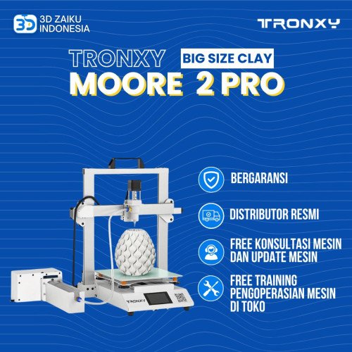 Tronxy Moore 2 Pro Big Size Clay 3D Printer Molding Tanah Liat Putter Ceramic 3D Printing Tronxy Moore 2 Pro Big Size Clay 3D Printer Molding Tanah Liat Putter Ceramic 3D Printing